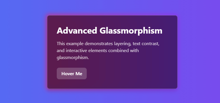 Glassmorphism